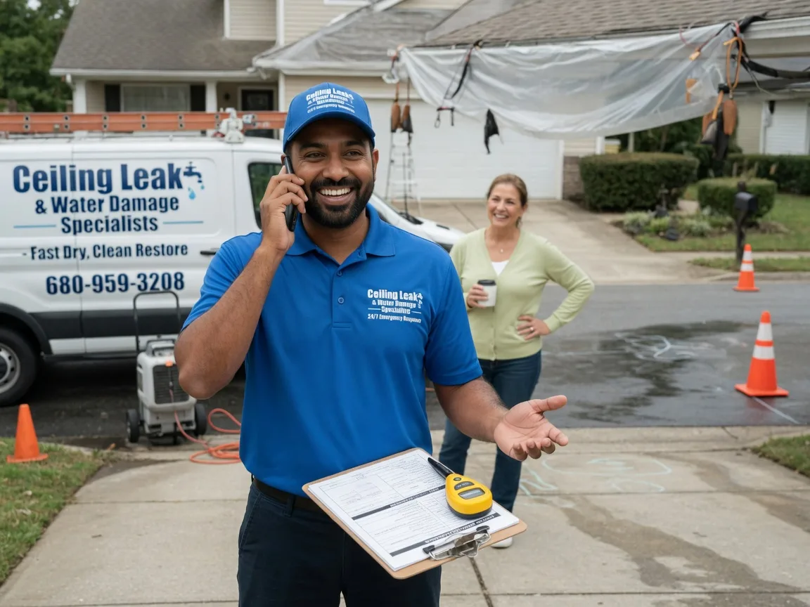 Ceiling Leak Cleanup Elwood, IL FAQs